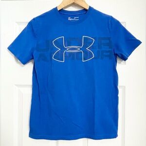 Under Armour Boys Bold Blue Tee Large
